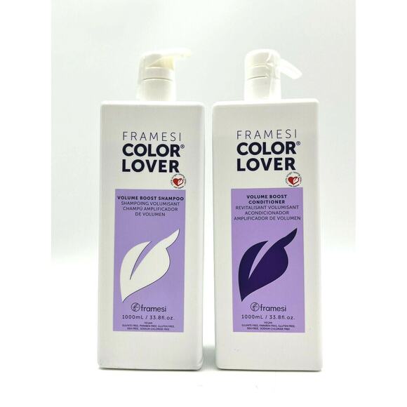 Framesi Color Lover Volume Boost Shampoo & Conditioner Vegan 33.8 oz - Picture 1 of 1